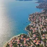 Apartment In Brodarica With Sea View, Balcony, Air Conditioning, Wifi
