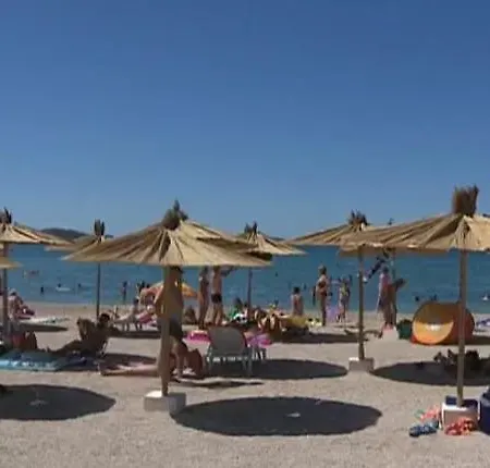 In Brodarica With Sea View, Balcony, Air Conditioning, Wifi