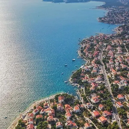 Apartament In Brodarica With Sea View, Balcony, Air Conditioning, Wifi