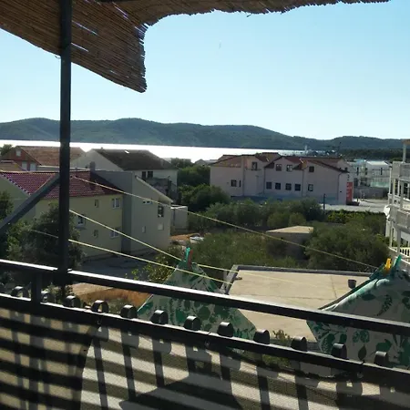 In Brodarica With Sea View, Balcony, Air Conditioning, Wifi