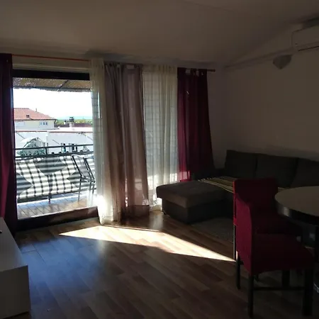 Apartment In Brodarica With Sea View, Balcony, Air Conditioning, Wifi