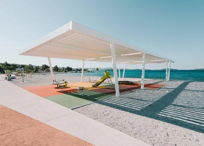 In Brodarica With Sea View, Balcony, Air Conditioning, Wifi *