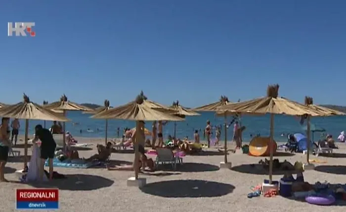 In Brodarica With Sea View, Balcony, Air Conditioning, Wifi