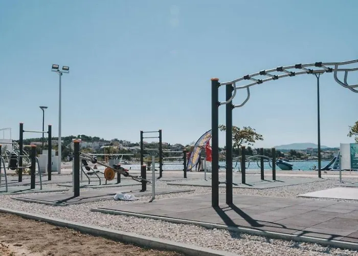 In Brodarica With Sea View, Balcony, Air Conditioning, Wifi Apartment